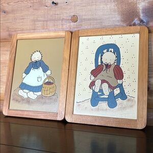 Folk Art Paintings Ragdoll Set